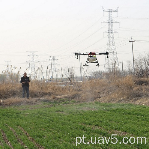 Pressão de pulverização de drones agrícolas com 16 litros